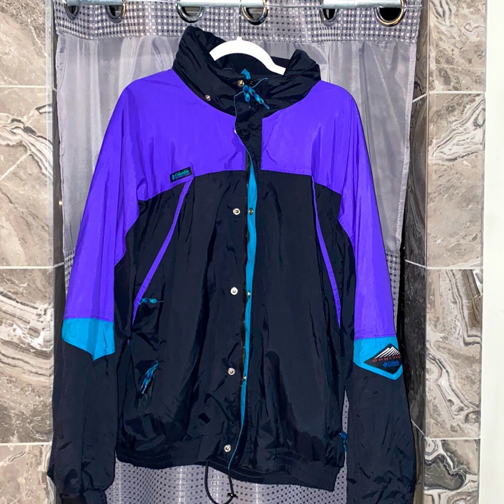 VINTAGE FUNKY COLUMBIA SKI COAT!!